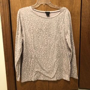 Ann Taylor Cheetah Print Tee